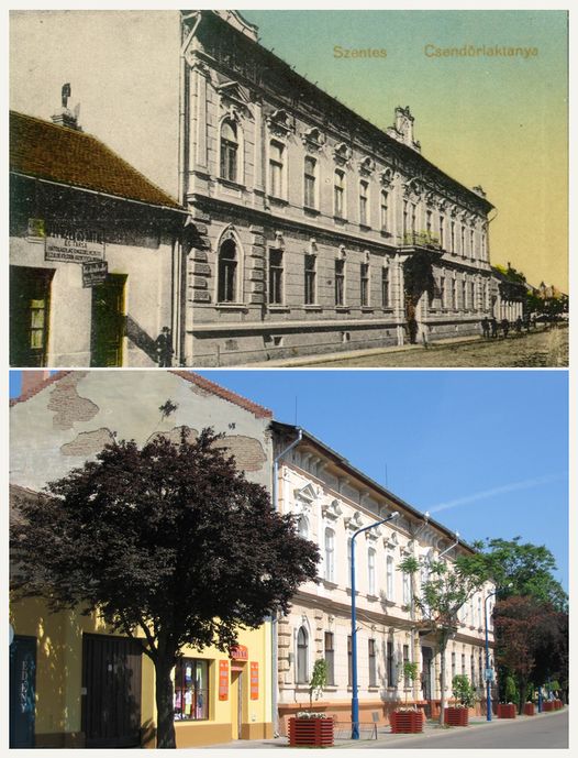 Szentes arculata régen és ma – Csendőrlaktanyából Tisztiklub, majd Helyőrségi Mű…