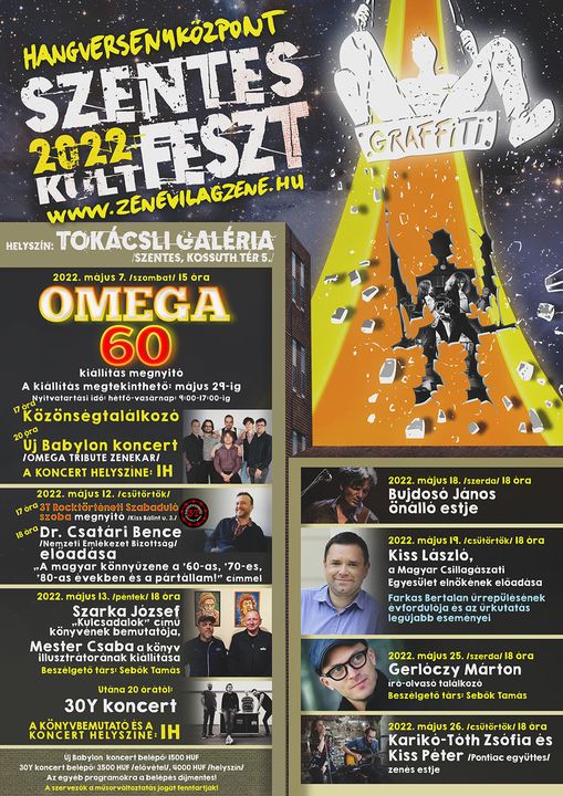 A Szentesi KultFeszt következő állomása május 12-én csütörtökön 18 órakor Csatár…