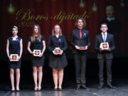 Az idei Boros-díjasok: Izabella, Patrícia, Dorka, Zoltán és Lehel…