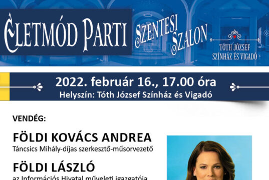 FOLYTATÓDIK A TÓTH JÓZSEF SZÍNHÁZ ÉS VIGADÓ INGYENES PROGRAMSOROZATA…