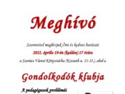 Jövő heti programjaink:…