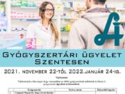 Gyógyszertári ügyelet Szentesen…