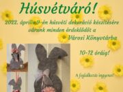 Minden érdeklődőt szeretettel várunk április 9-én (szombaton)…