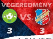 Hatgólos mérkőzésen pontosztozkodás…