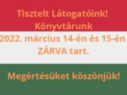 Ünnepi nyitva tartásunk…