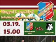 Várjuk szurkolóinkat szombaton 15 órától megyei I. osztályú labdarúgó mérkőzésün…