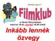 Jövő heti programjaink….