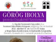 Görög Ibolya protokollszakértő újra Szentesen…