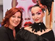 Gila Olga sminkmester kiállítása a vigadóban…