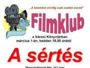 Holnap a filmklubban vetítik….