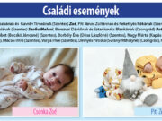 A december 23-án megjelent, 51-52. lapszámunk családi eseményei…