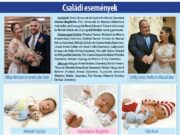 A december 17-én megjelent 50. lapszámunk családi eseményei…