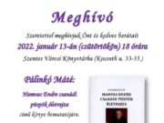 Ma könyvbemutató lesz….