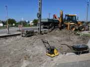 Elkezdődött honvédségnél a körforgalom építése…