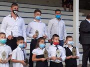 Jól tanulnak és mégjobban sportolnak. Csongrádi díjátadó. Vajda Szebasztián, Cse…