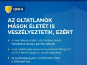A kormány újabb intezkedései- Ismét kötelező lesz a maszkhasználat zárt térben…