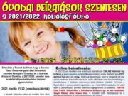 ÓVODAI BEÍRATÁSOK SZENTESEN a 2021/2022. nevelési évre…