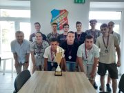 Az U-19-es fiú csapatunk is átvette az érmeket……..