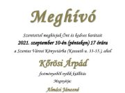 Ma 17 órakor új kiállítás nyílik a könyvtárban….