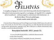 Nyugdíjas pedagógusok részére ismét lehetőség nyílik díszoklevél igénylésére…