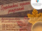 Rajzpályázat és szeptemberi szauna programok a Szentesi Sport- és Üdülőközpontba…