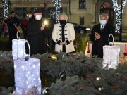 A városi adventi koszorún is meggyulladt a negyedik gyertya…