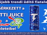 MEGÉRKEZETT a TUTTI JUICE a HUNOR COOP üzleteibe!…