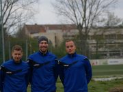 Edzésben a fiúk………