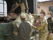 A bajai kórháznak nyújtott segítséget a műszaki ezred…