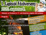 I. Lapistói Főzőverseny programja…