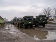 Alakulatunk Műszaki Támogató Zászlóaljának katonái a Magyar Honvédség laktanya r…