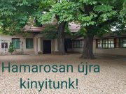 Még néhány nap, felkészültünk a nyitásra…