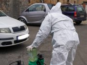 Mentőállomás fertőtlenítve…