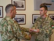 A heti vezetői értekezleten ismét előléptetésre került sor. Seres József alezred…