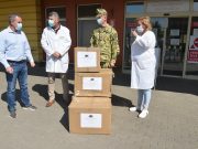 Újabb védőfelszerelések a szentesi kórháznak…