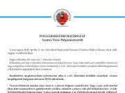 POLGÁRMESTERI HATÁROZAT a Szentesi Rákóczi Ferenc utcai zöldségpiac vonatkozásáb…