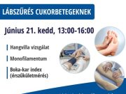 Lábszűrést szervez cukorbetegeknek a szentesi EFI…
