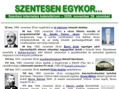 Szentesen egykor… – 2020. november 28. szombat…