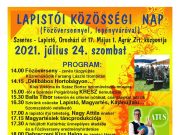 Lapistói közösségi nap főzőversennyel és lepényváróval július 24-én…