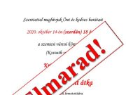 A könyvbemutató az írónő betegsége miatt elmarad….