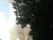 Kigyulladt a Tóth József utca egyik házának tetőszerkezete…