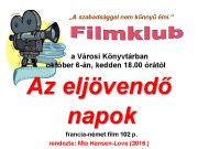 A könyvtár jövő heti programjai:…