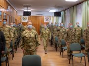 Előléptetések és kitüntetések átadása Antal László ezredes, ezredparancsnok a ki…