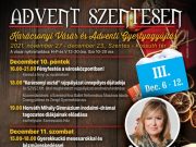 Advent harmadik hétvégéje Szentesen…