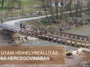 Árvíz utáni hídhelyreállítás Bosznia-Hercegovinában – honvedelem.hu