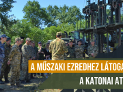 A műszaki ezredhez látogattak a katonai attasék