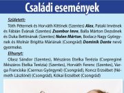 Családi események…