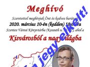 Tisztelt Olvasóink! A rendezvényre minden jegy elkelt!…