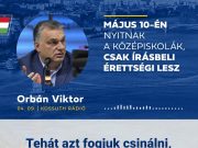 A középiskolák május 10-én nyitnak, és csak írásbeli érettségi lesz!…