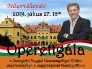Műsorváltozás a nagymágocsi operettgálán…